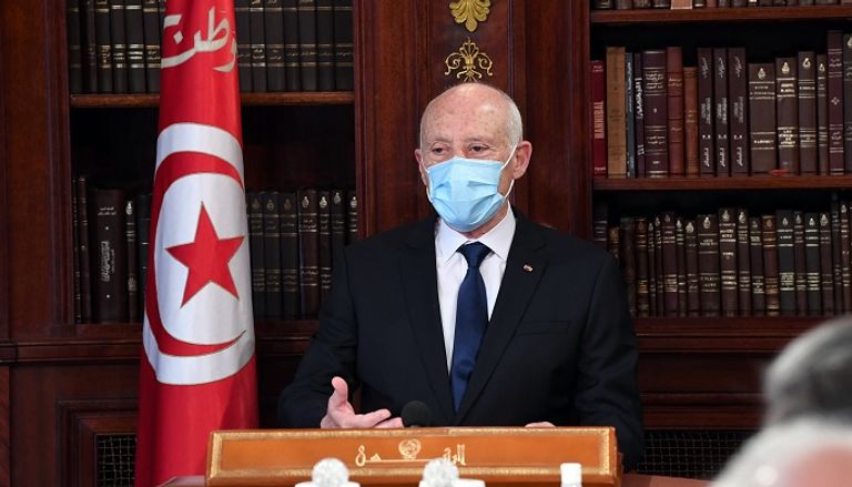الرئيس التونسي خلال لقاء سفراء الاتحاد الأوروبي
