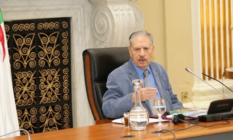 صالح قوجيل رئيس مجلس الأمة الجزائري - أرشيفية
