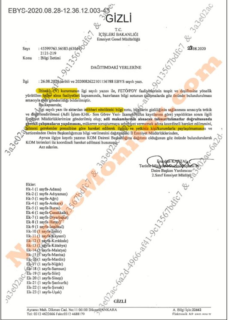 أردوغان مع هاكان فيدان رئيس الاستخبارات التركية