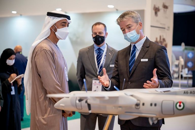 زيارة الشيخ محمد بن زايد آل نهيان لمعرض