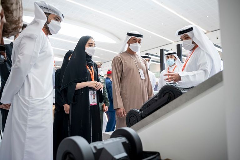 زيارة الشيخ محمد بن زايد آل نهيان لمعرض