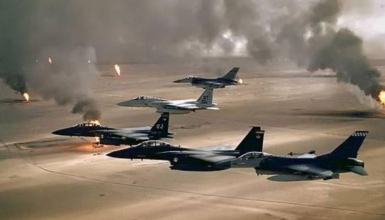 الغارات الجوية في عملية عاصفة الصحراء لتحرير الكويت