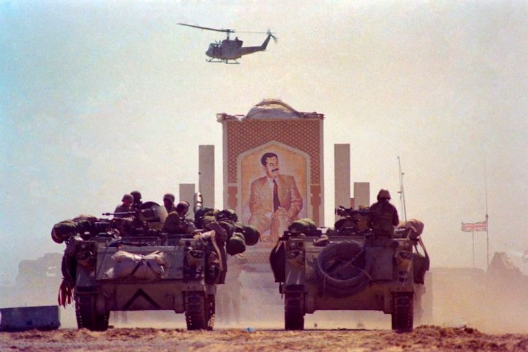 آثار حرب تحرير الكويت - أرشيفية