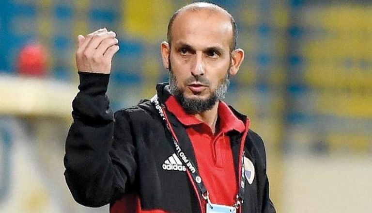 عبدالعزيز العنبري مدرب الشارقة ماجد سرور نجم الشارقة الإماراتي