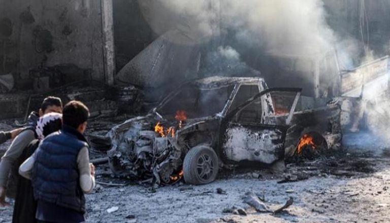 انفجار في إحدى السيارات بسوريا - أرشيفية