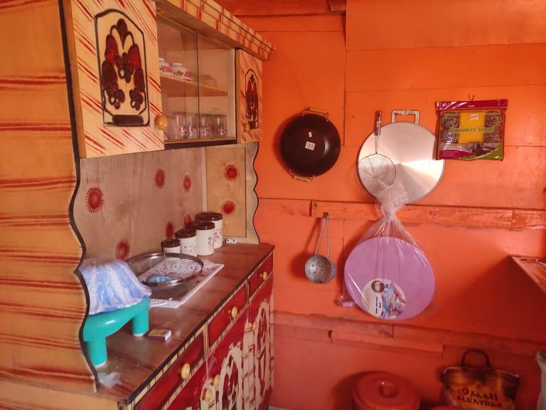 نموذج للمنازل الخشبية