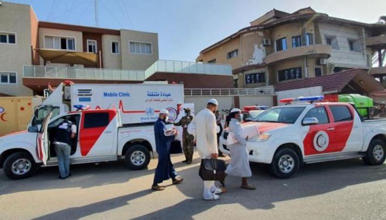 عيادات متنقلة للمركز الوطني لمكافحة الأمراض في ليبيا