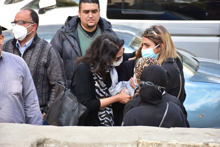 تشييع جثمان الفنانة المصرية أحلام الجريتلي