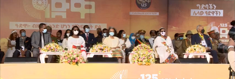 جانب من احتفالات إثيوبيا بذكرى معركة عدوة