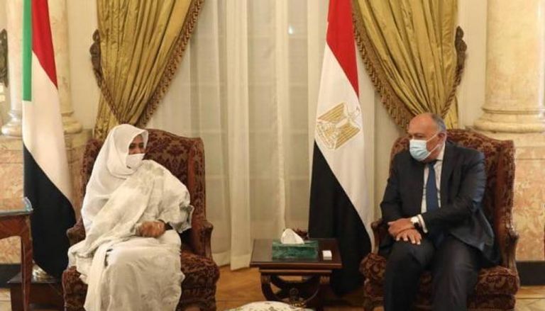 وزيرا خارجية مصر والسودان