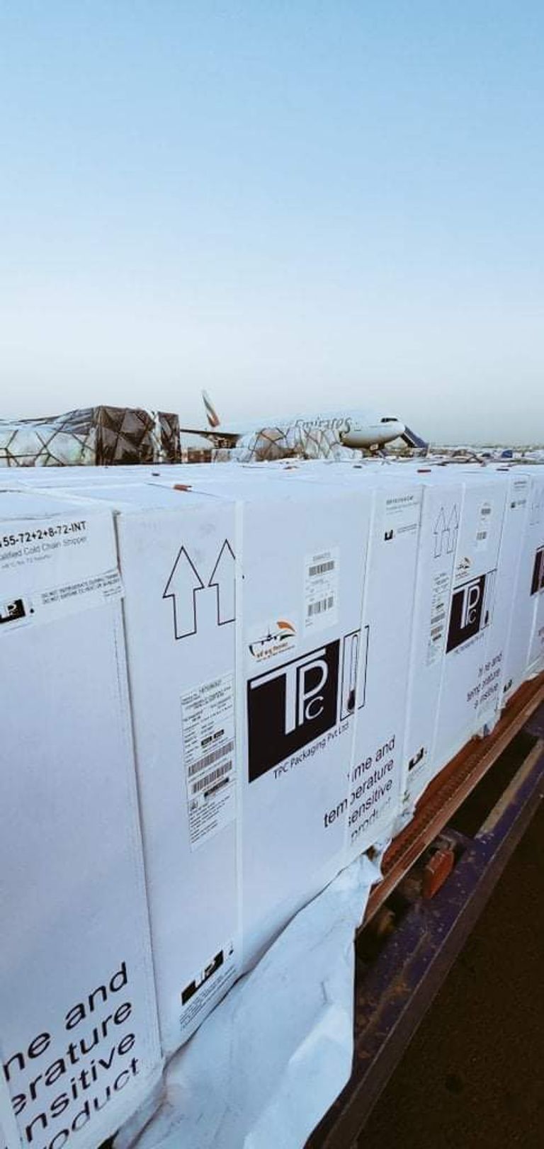 السودان يتسلم أول شحنة من لقاحات كورونا السودان يتسلم أول شحنة من لقاحات كورونا