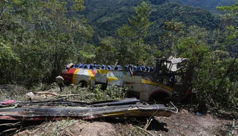 مصرع 20 شخصا على الأقلّ في حادث سقوط حافلة بوادٍ في بوليفيا- أرشيفية