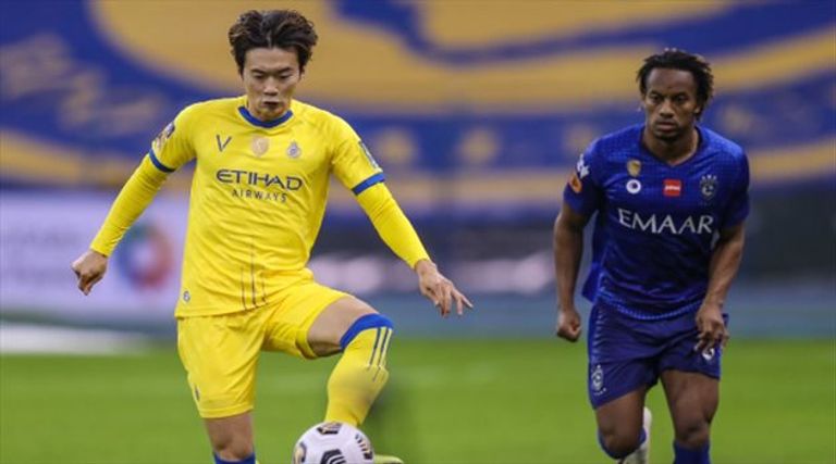 كيم سو لاعب النصر فريق النصر السعودي