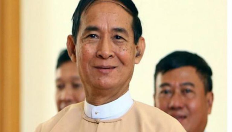 رئيس ميانمار المعزول وين منت
