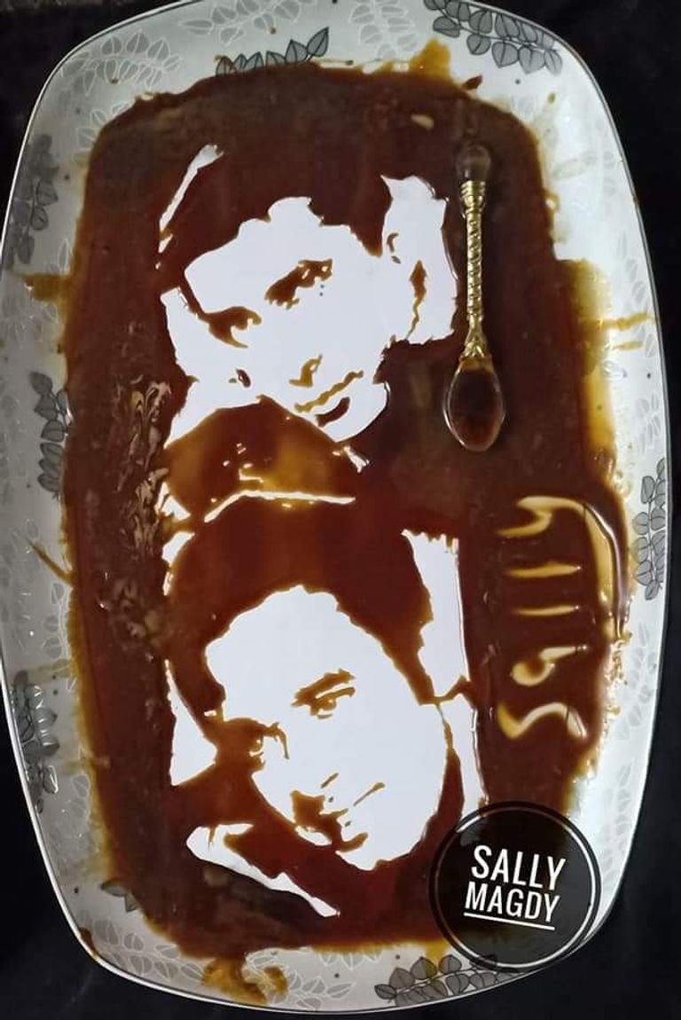 الجم أحمد زكي ونجله هيثم الشابة المصرية سالي مجدي مراد