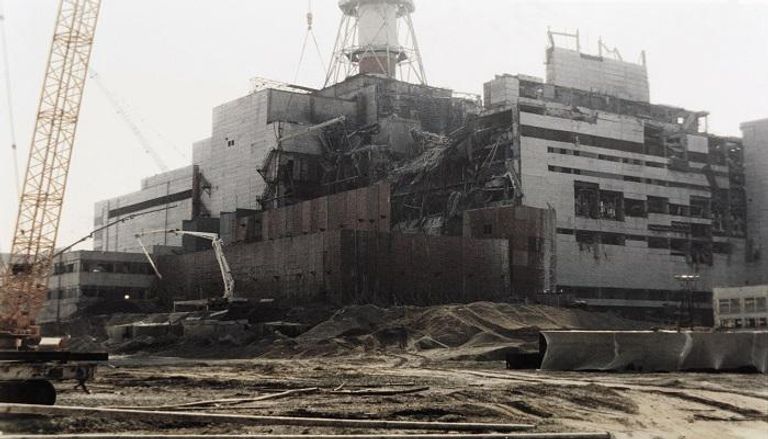 صورة أرشيفية للمفاعل النووي الذي انفجر في محطة تشيرنوبل