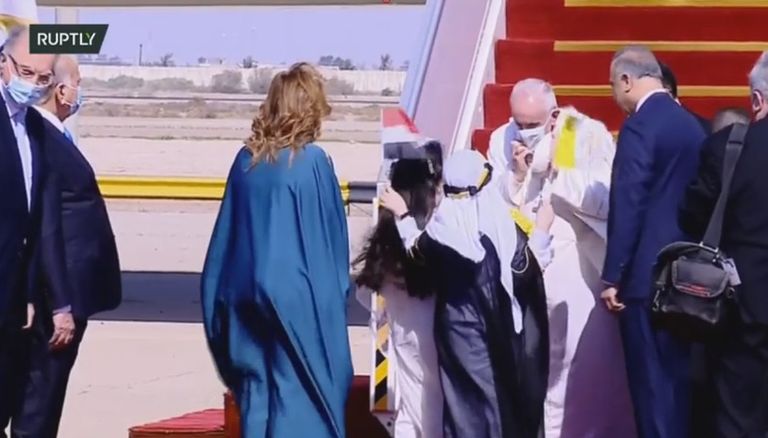 بابا الفاتيكان ومصطفى الكاظمي