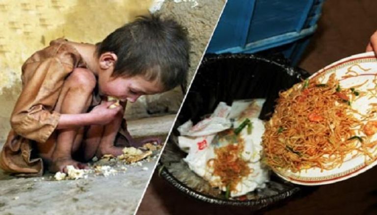 العالم بين ارتفاع معدلات الفقر وإهدار الطعام