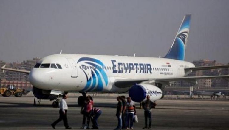  إحدى طائرات مصر للطيران 