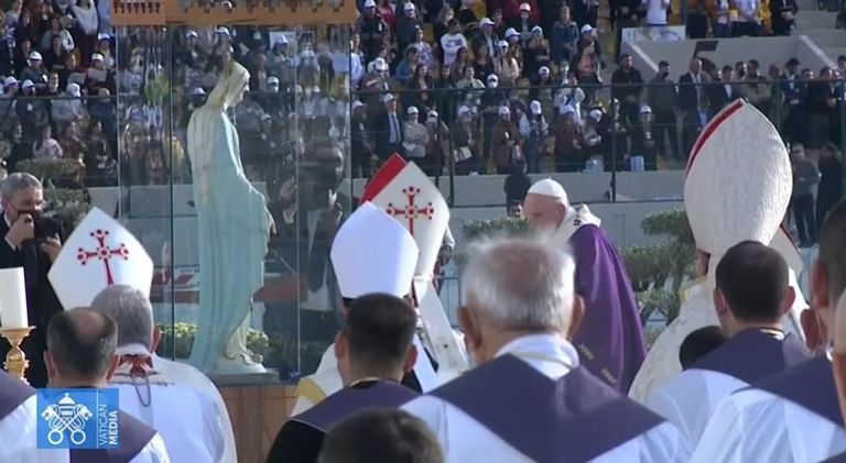 مراسم القداس الإلهي للبابا فرنسيس
