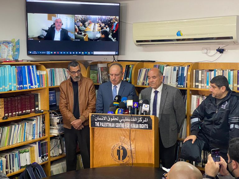 جانب من المؤتمر الصحفي