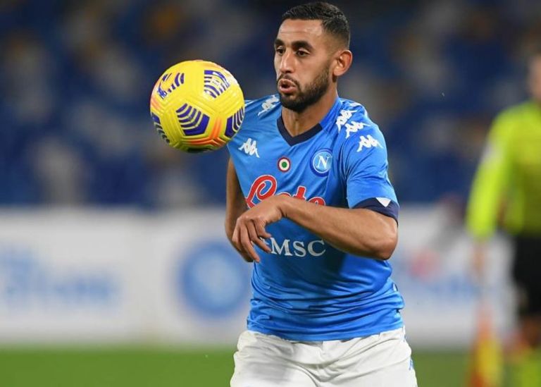 الجزائري فوزي غلام لاعب نابولي فوزي غلام لاعب نابولي