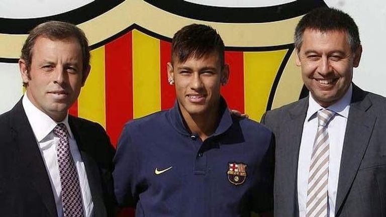 نيمار انضم لبرشلونة ورحل في فترة غياب لابورتا