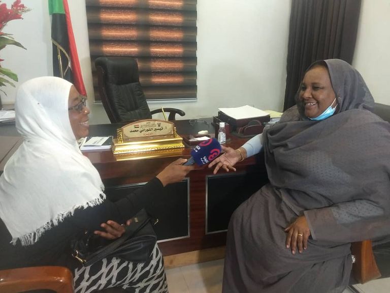 وزيرة التنمية الاجتماعية والعمل السودانية نسرين النوراني