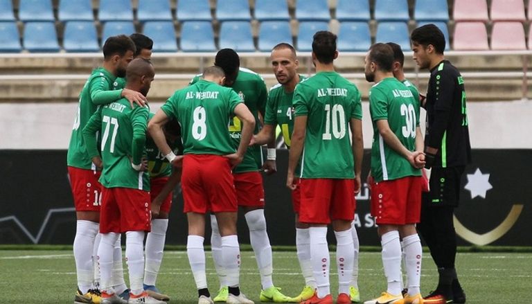 فريق الوحدات الأردني من مواجهة الفيصلي والوحدات