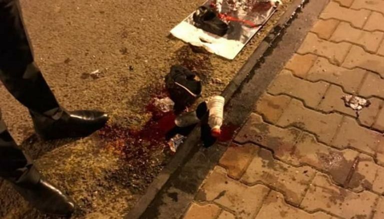 آثار انفجار سابق في بغداد