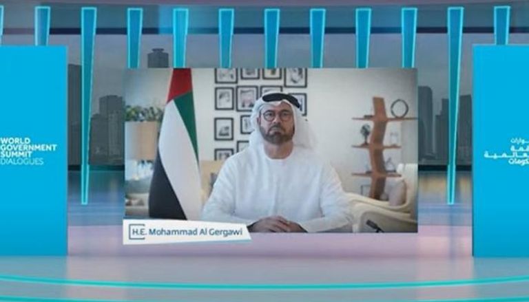محمد بن عبدالله القرقاوي وزير شؤون مجلس الوزراء الإماراتي يدشن الفعاليات افتراضيا