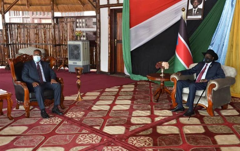 وفد إثيوبي يلتقي رئيس جنوب السودان