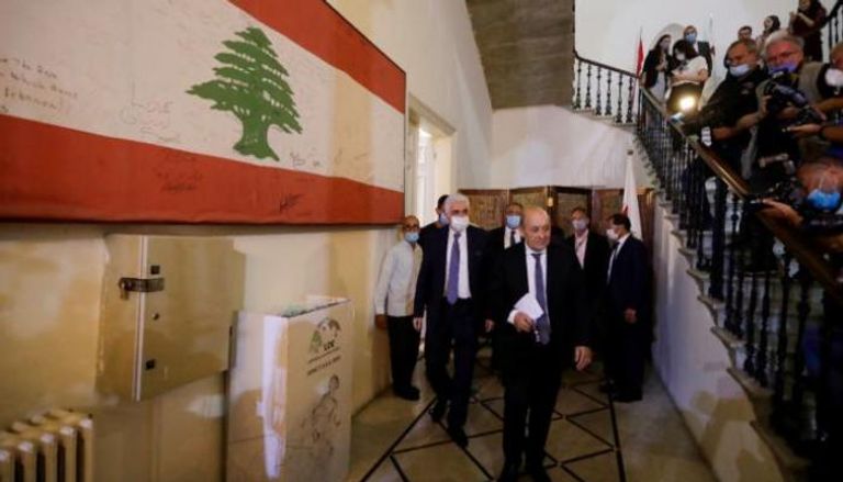 وزير الخارجية الفرنسي خلال زيارة سابقة إلى لبنان