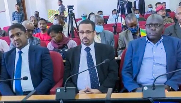 جانب من مشاركة الدبلوماسيين والسفراء الأجانب في زيارة إقليم تجراي