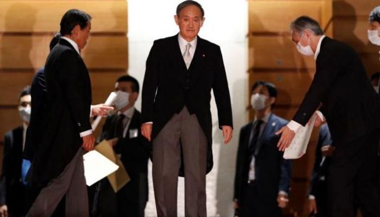 رئيس وزراء اليابان يوشيهيدي سوجا