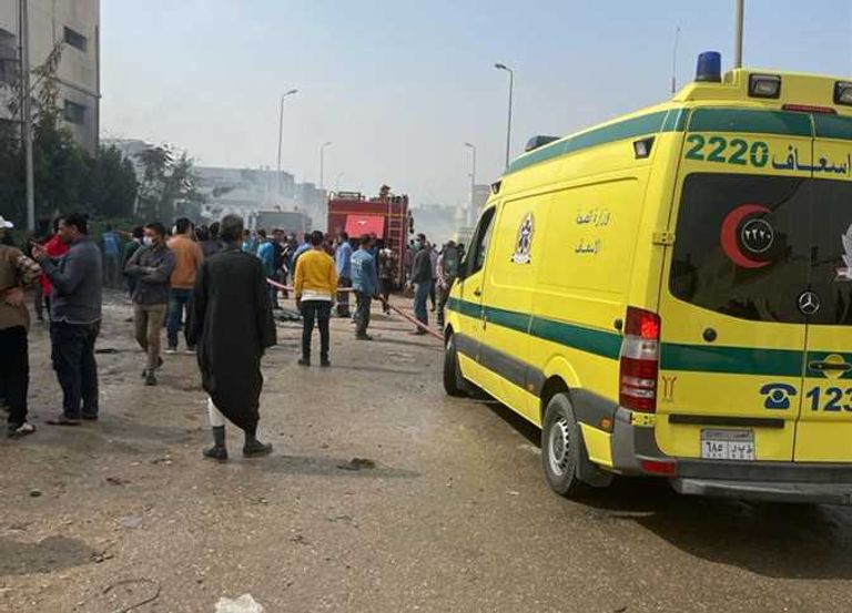 عمليات إخماد الحريق