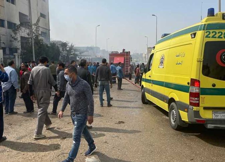 عمليات إخماد الحريق