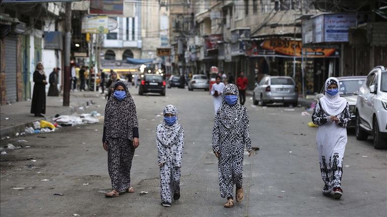 فحوصات كورونا بفلسطين