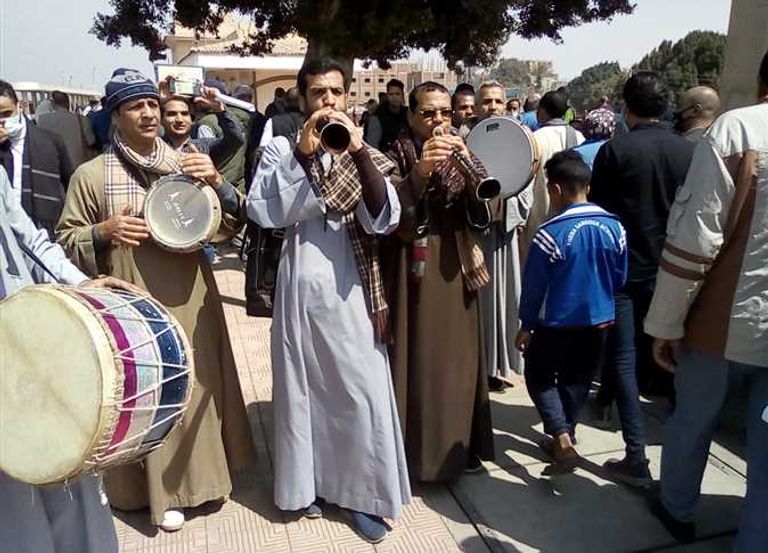 استقبال حافل للسفير الشامسي في محافظة المنيا المصرية استقبال حافل للسفير الشامسي في محافظة المنيا المصرية