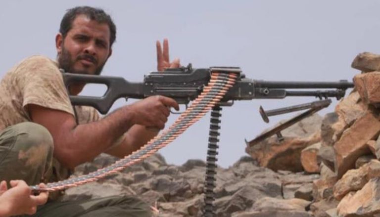 جندي تابع للجيش اليمني في محافظة مأرب