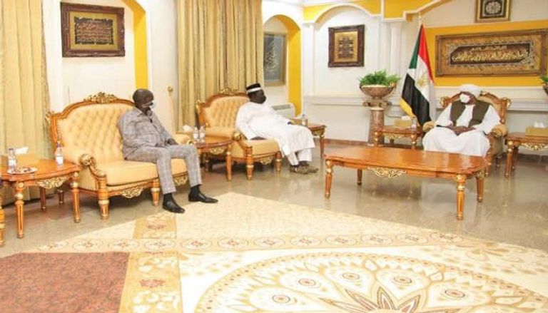البرهان يستقبل نائب رئيس جنوب السودان