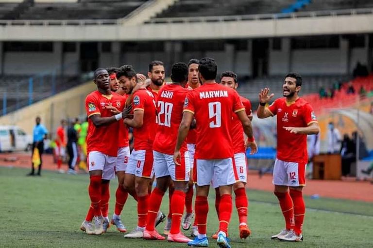 فرحة الأهلي المصري الأهلي ضد فيتا كلوب في دوري أبطال أفريقيا