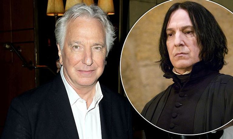 الممثل الإنجليزي ألان ريكمان في دور البروفيسور سنيب