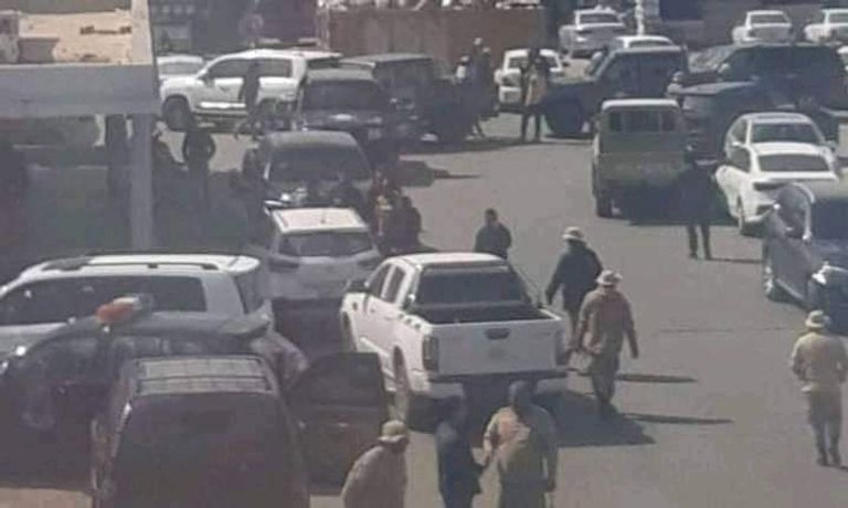 جانب من الحشود العسكرية للمليشيات بطرابلس