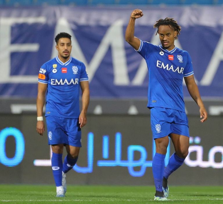 كاريلو قاد الهلال لتخطي القادسية في الدوري السعودي النصر يكتسح الباطن بسباعية في الدوري السعودي