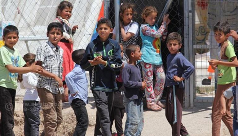 أطفال عراقيون في أحد المخيمات - أرشيفية