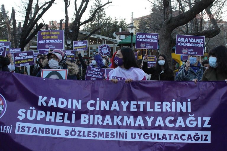 مظاهرة نسائية في تركيا - أرشيفية