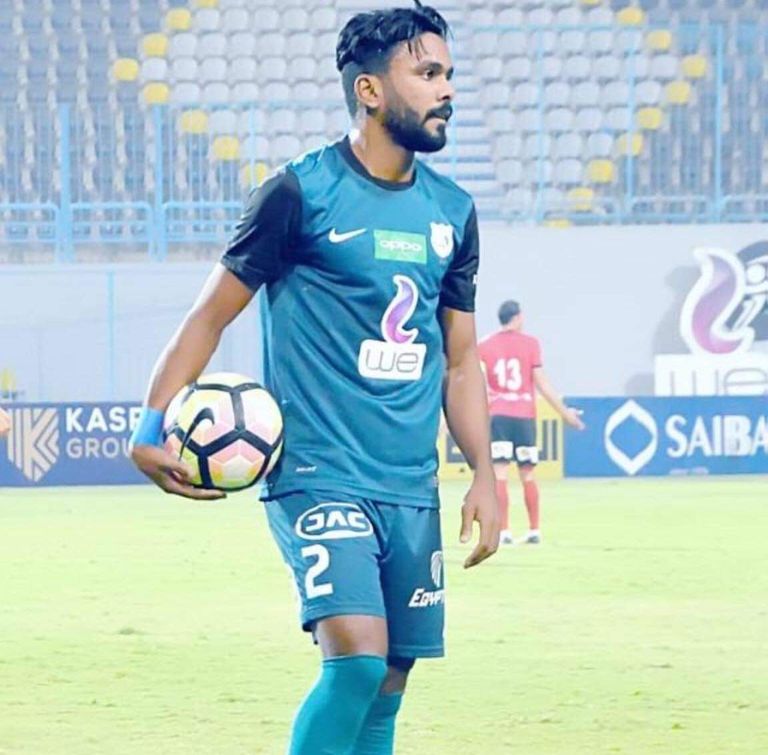 علي فوزي لاعب إنبي الأهلي المصري