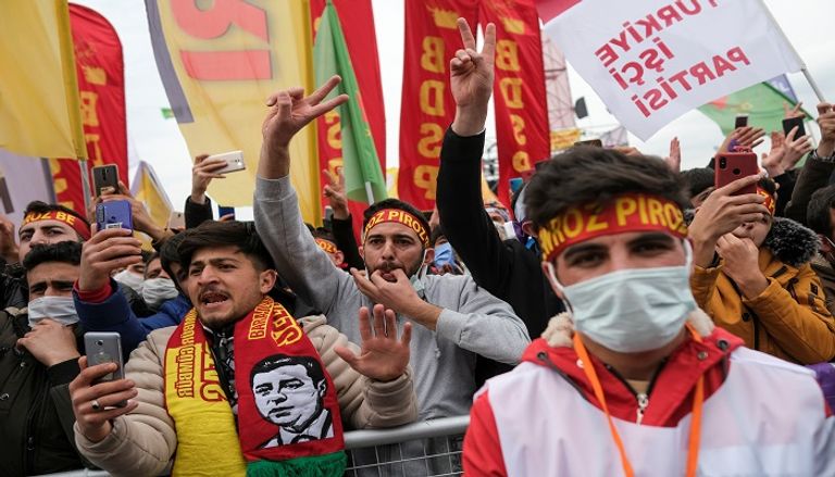 جانب من المظاهرات التي تشهدها تركيا رفضا لسياسات أردوغان- رويترز