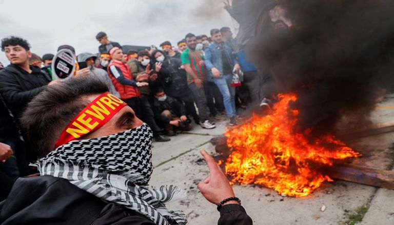 جانب من المظاهرات التي تشهدها تركيا رفضا لسياسات أردوغان- رويترز